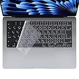 Macbook キーボードカバー 日本語JIS配列 Air 13/15 Pro 14/16 專用 キーボードカバーM4/M3/M2 型番 対応 超薄型 超耐磨 洗浄可 高い透明感 マックブック プロ/エアー A3240/A3241/A3112/A3401/A3403/A3113/A3114/A2991/A2992/A2779/A2780/A2941/A2681 キーボード保護カバー