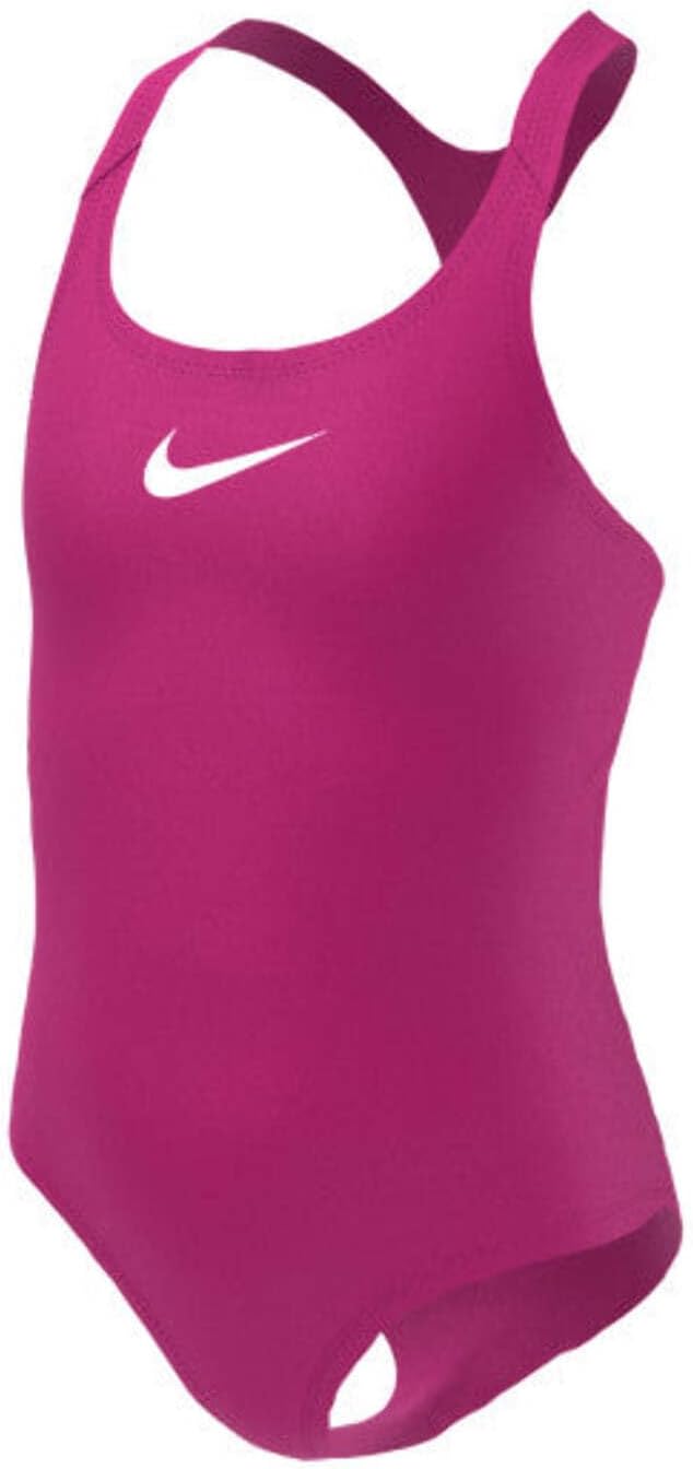 Nike Swim Girls' Essential Racerback One Piece Pink Prime XS (6X Little Kids) / Pink Prime