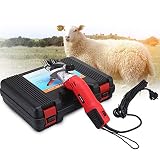ROSG Tijeras para ovejas Cortapelos eléctricos 350W Máquina de Corte de 6 velocidades La Recortadora de Corte de Pelo rápida y eficiente se Puede Usar...