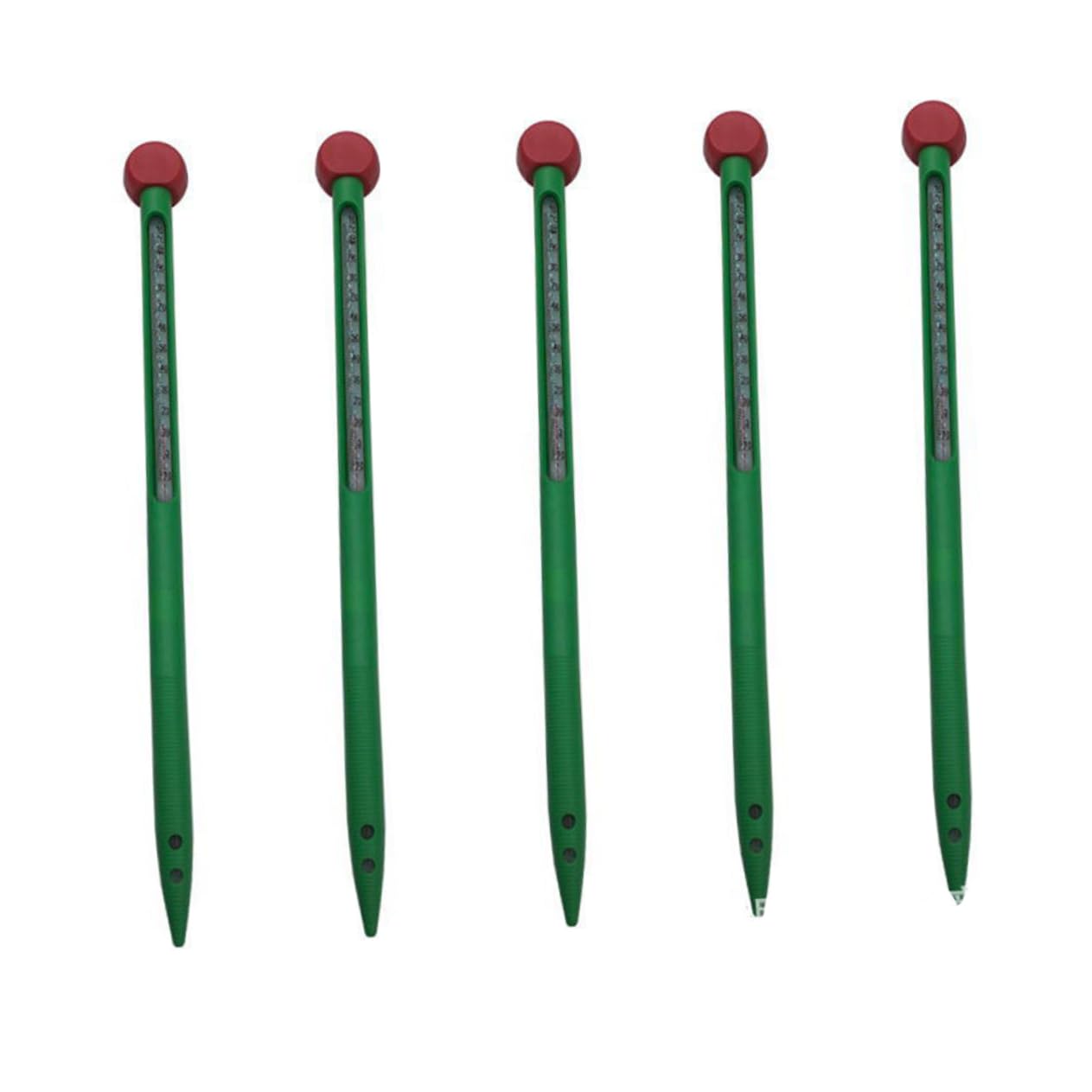 SOLUSTRE 3piezas Termómetro De Suelo De Jardín Varilla De Vidrio Medidor De Temperatura De Superficie De Tierra Para Monitorear La Temperatura Compost y Suelo Herramienta Práctica Para