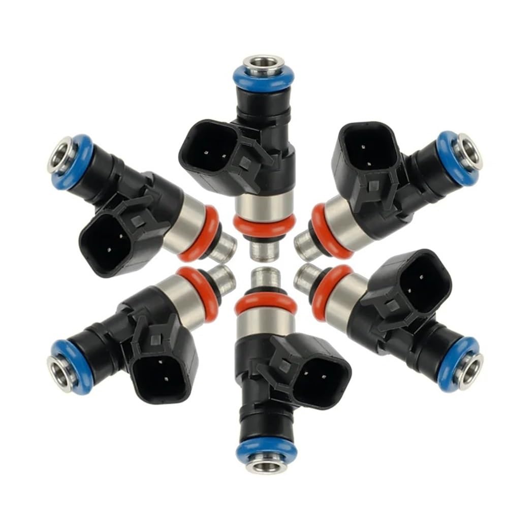 Stoifffhh One Color Injector Nozzle Compatible With Edge 3.5L 3.7L V6 2011-2017 0280158191 Fj1116 Fuel Injectors