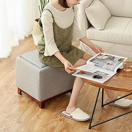 Pouf coffre de rangement pour optimiser les petits espaces et ranger le salon - 6