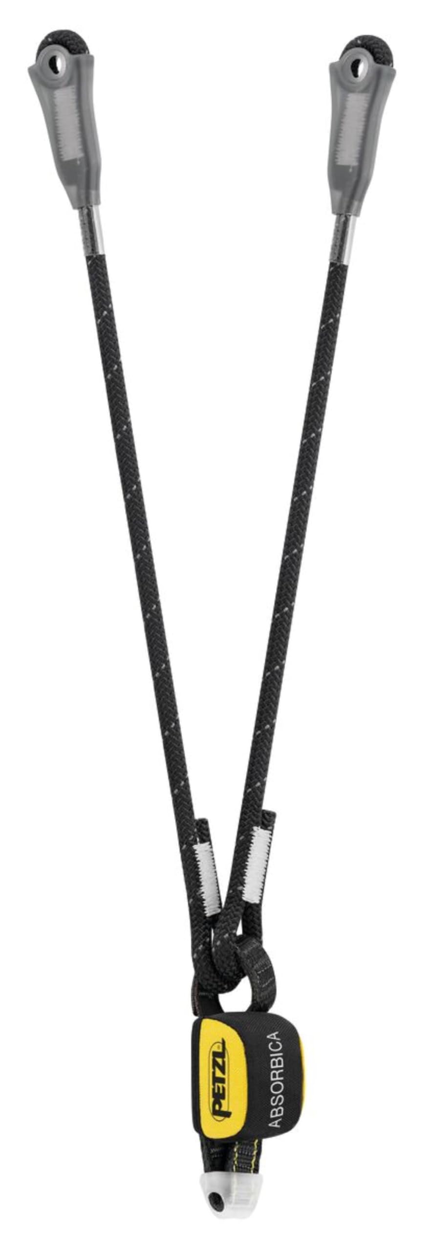 Petzl Moschettone di chiusura regolabile, antitorsione, protezione anticaduta, cinghia regolabile, 1 m