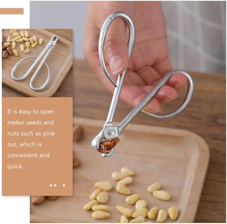 Stainless Steel Pine Nut Opener for Almonds and Watermelon Seed image 5