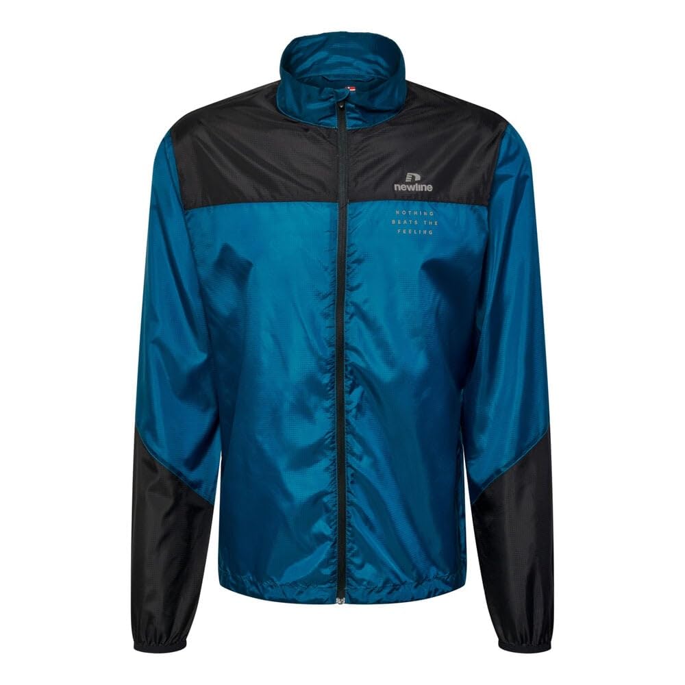 NewLine Herren Denton Jacket Laufbekleidung Laufjacke Majolica Blue - Blau M