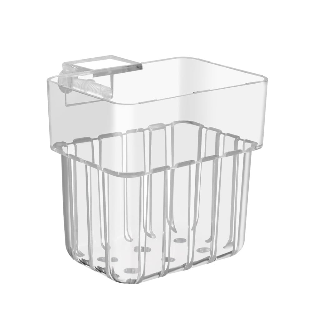 Porta Piante Per Acquario - 4 Pezzi | Trasparente | Con Fori | 80x57x80 Mm | Con Ventose - Foto 5