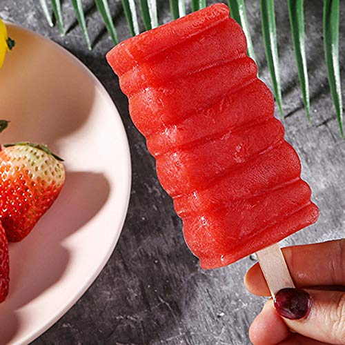 Ajcoflt Gel de sílica macio do produto comestível 2/3 de molde conjunto de sorvete com 50PCS Crabsti