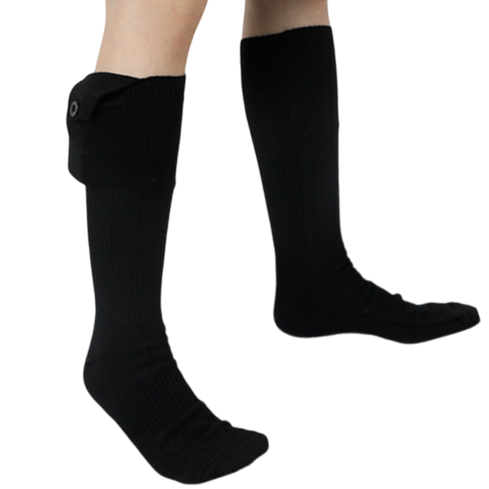 Chaussettes chauffantes à Piles Chaussettes chauffantes lavables pour Hommes Femmes Camping Ski Cyclisme Hiver Sport de Plein air Chasse