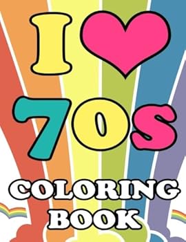 Paperback 70s coloring book