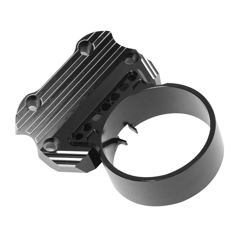 Motocicleta Negro Instrumento Soporte Velocímetro Reubicación Cubierta para Harley Sportster XL883 Custom Low 1200