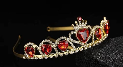 Miniatura 7 de KDLCY Evie - Disfraces de los descendientes para niñas, pelucas de cosplay para niñas, peluca de cosplay con corona para disfraces de Halloween y