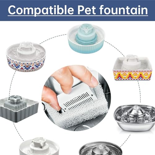 Filtro espuma para dispensador de agua para mascotas miniatura 5