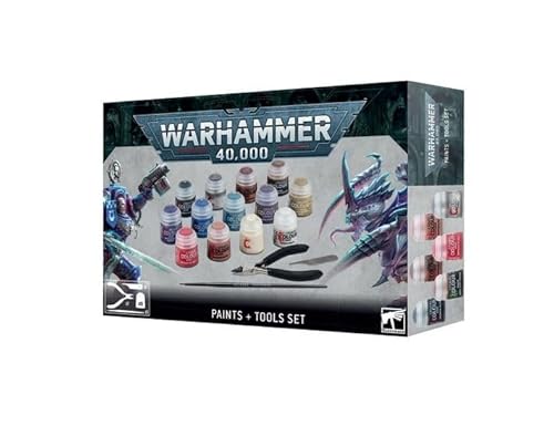 Games Workshop - Warhammer 40,000 - Paints + Tools Set - Games Workshop - 60-12