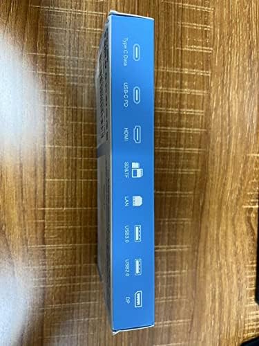 UtechSmart koncentrator USB C stacja dokująca, 10 w 1 Dual 4K 60 Hz HDMI, DisplayPort Dock, 100 W PD, Gigabit Ethernet, transfer danych typu C, SD/TF, 3 porty USB do MacBooka, innych laptopów USB C