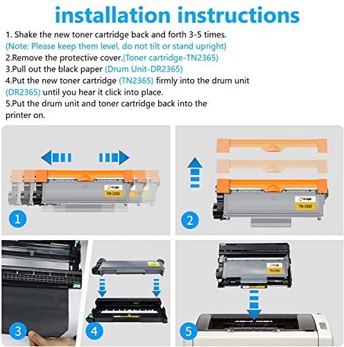 Image of QUINK DR-2365 Drum Unit Compatible with Brother DCP-L2541DW, HL-L2321D, hl-l2320d, DCP-L2520D, L2361DN, L2366DW, MFC-L2710D