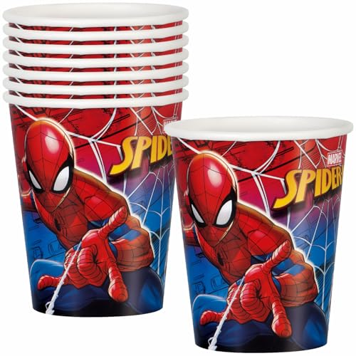 Spiderman Paper Cups - 8 Pcs