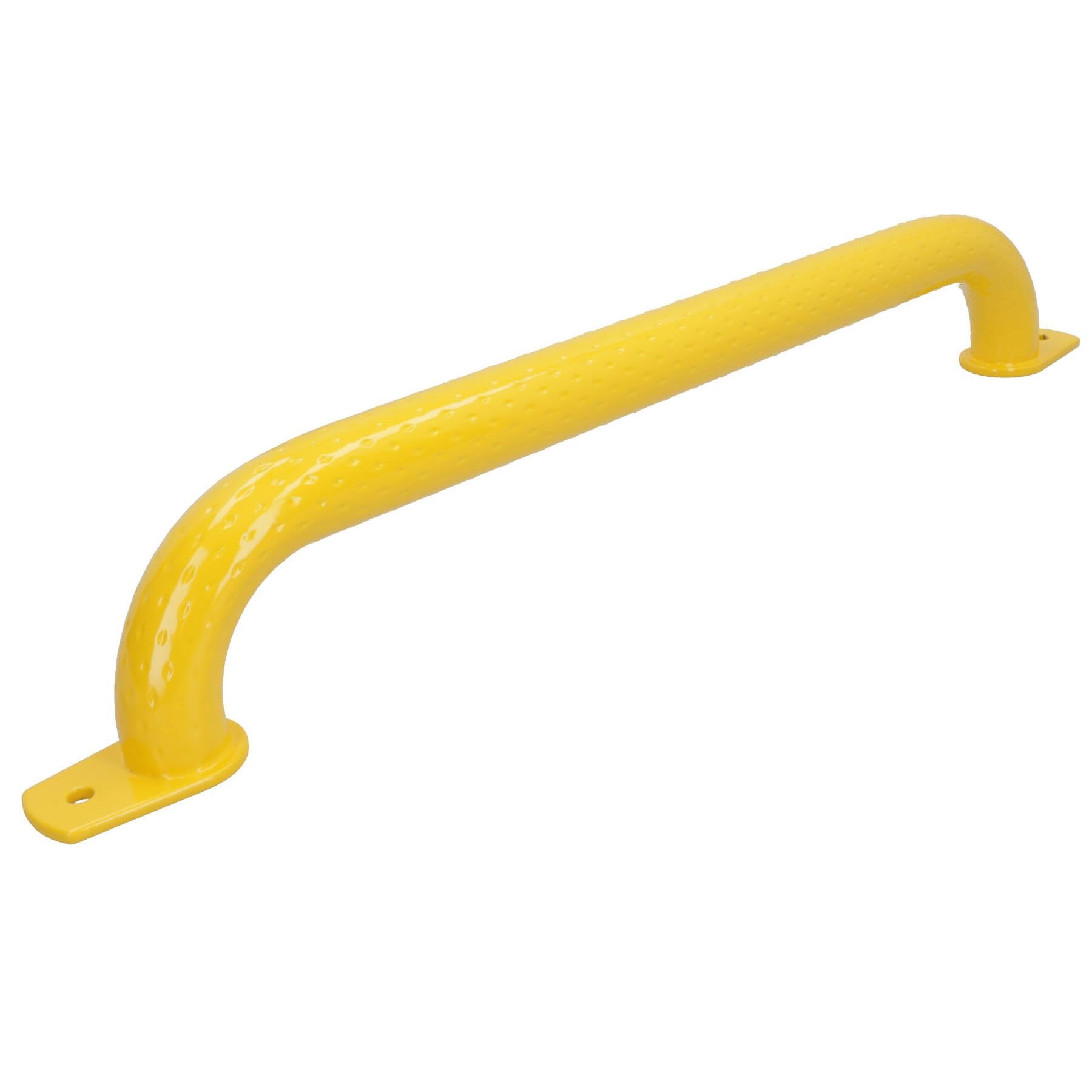 B&Q -  550mm Steel Safety Grab Pull Handle For Trailers Trucks Yellow Coated Finish 1Pc