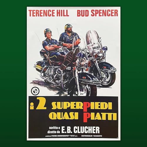 Affiche Les Deux Super Pieds Presque Plats poster cinéma 70X100 grand format salon
