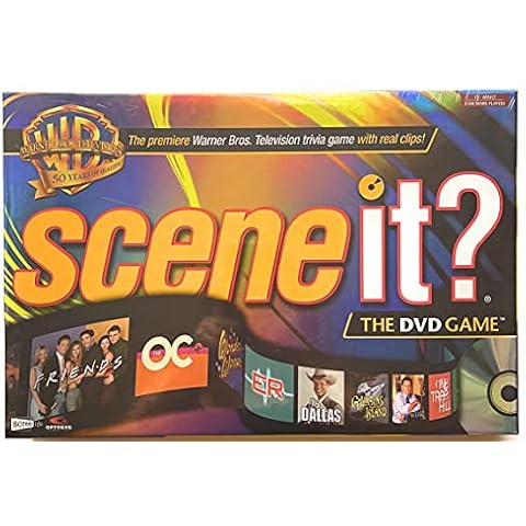 SCENE IT - WB Warner Bros 50th Anniversary DVD Game with Real Clips on the Trivia Cover