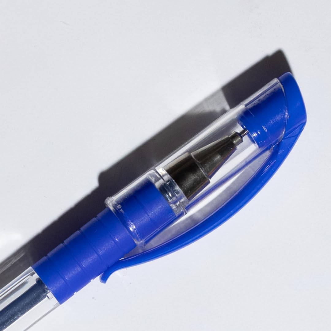Faber-Castell İğne Uç Tükenmez Kalem Seti, 10’lu, Mavi, 0.7 mm, Rahat Yazım, Ergonomik Tutuş