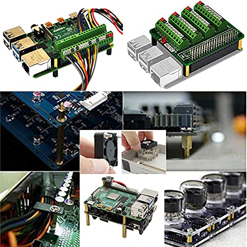 Iuniker Raspberry Pi Installation Tool 314 Pcs Lot M2.5 Series Hex Brass Spacer/Standoff + Nuts + Screws With Storage Case For Raspberry Pi 4/3 Model B+(Plus) / 3B / Zero W Accessories Kit (314-Pcs) #TOP4