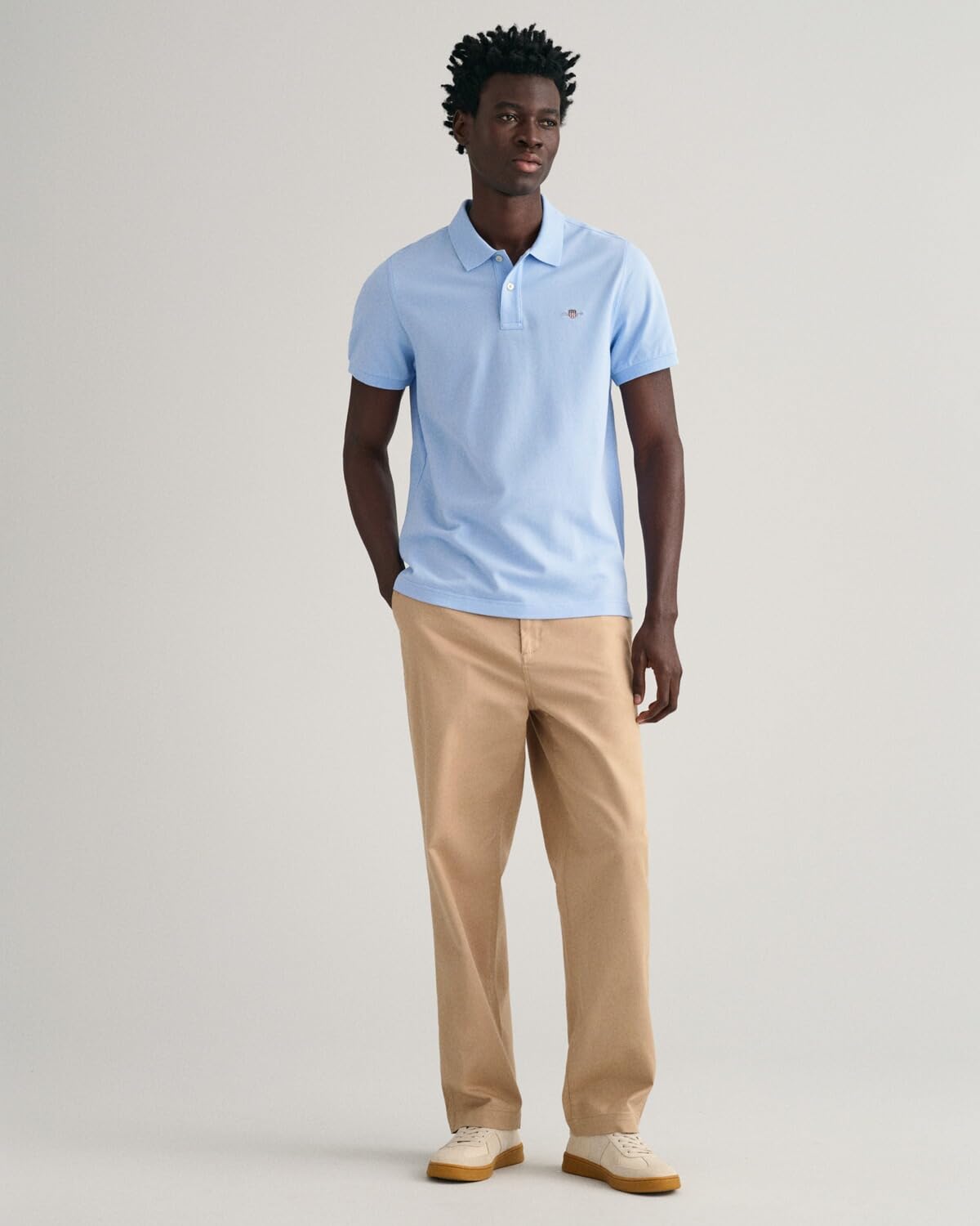 GANT Uomo Polo Regolare in piqué con Scudo, Rich Navy