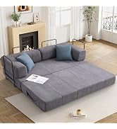 Modern Luxury 110" Oversized Curved Chenille Sectional Sofa, Cream White, No Assembly Needed
