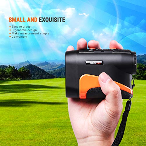 TACKLIFE Golf Rangefinder 600 Y,Adjustable Eyepiece,6X Magnification with Slope/Flag-Lock/Distance/Continuous Measurement,Ideal for Golf, Hunting, Hiking, Outdoor Using- MLR04 - Thumbnail 6
