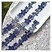 JOMOSIN FG818 2 mètres de Dentelle Bleue en Dentelle Blue Applique Eau de Broderie Soluble vêtements de Dentelle décor de Dentelle Jupes Rideaux DIY Accessoires de Couture Ruban de Dentelle