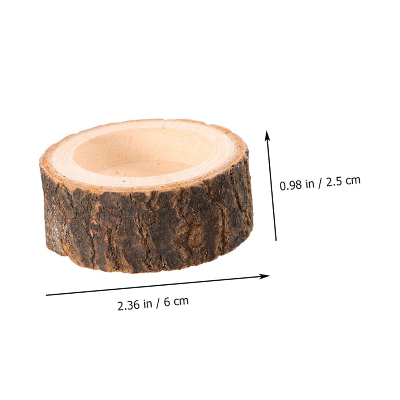 RORPOIR 10pcs Wooden Stake Candle Holder Tea Light Votive Holder Wooden Votive Tealight Holder Decorations for Home Ornament Rustic Wood Votive Candle Holder Candle Holders Plant