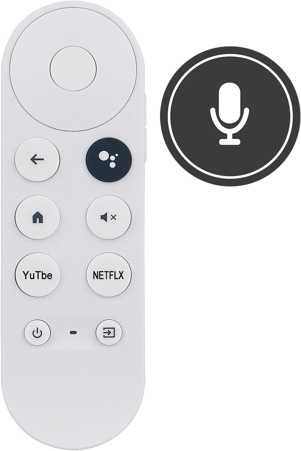 G9N9N Replace Voice Remote Control fit for 2020 Google Chromecast 4K TV image 2