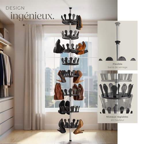 Range chaussures dressing télescopique pour optimiser vos placards - 4