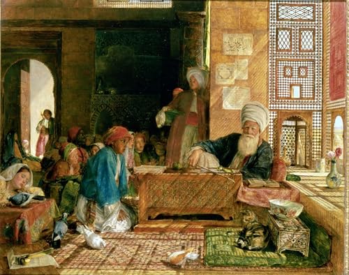 Peinture sur toile décoration chambre intérieur école John Frederick Lewis 60x90
