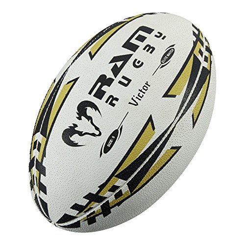 Ram Rugby Victor Elite 2.0 Wettkampf Rugbyball - Improved Inflight-Valve - 3D Grip - Spitzenballe (4)