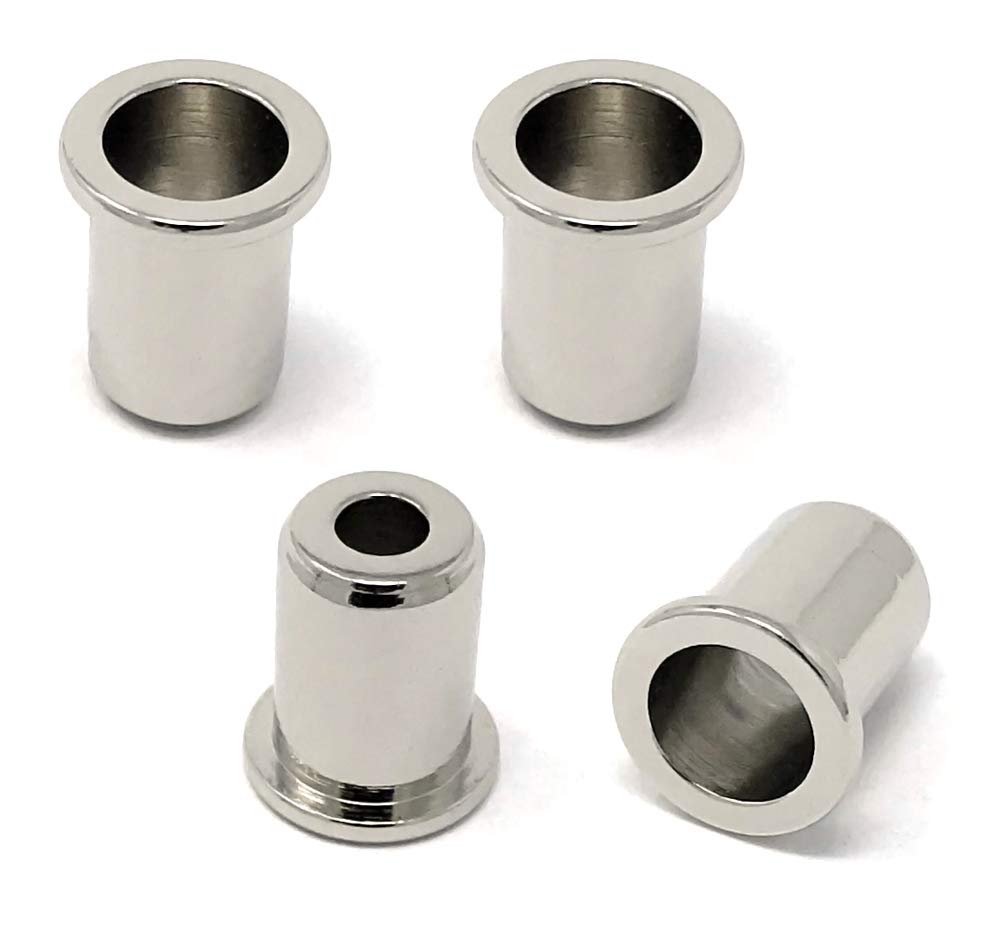 Vintage Forge Nickel String Through Body Ferrules for Electric Bass Guitar (Set of 4) SF180-NKL