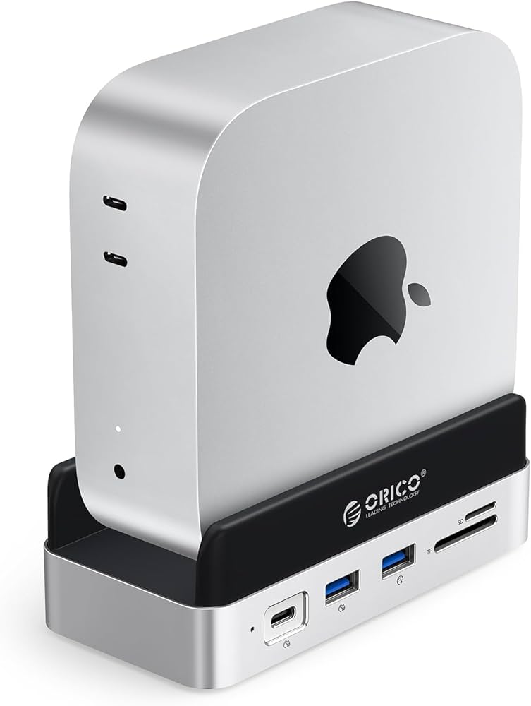 ⭕️ORICO Mac Mini M4 アルミ製ドッキングステーションM45P Amazon.com: ORICO MiniDock and Stand Compatibility with Mac mini