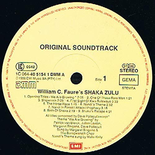 SHAKA ZULU - COLONNA SONORA ORIGINALE SERIE TELEVISIVA