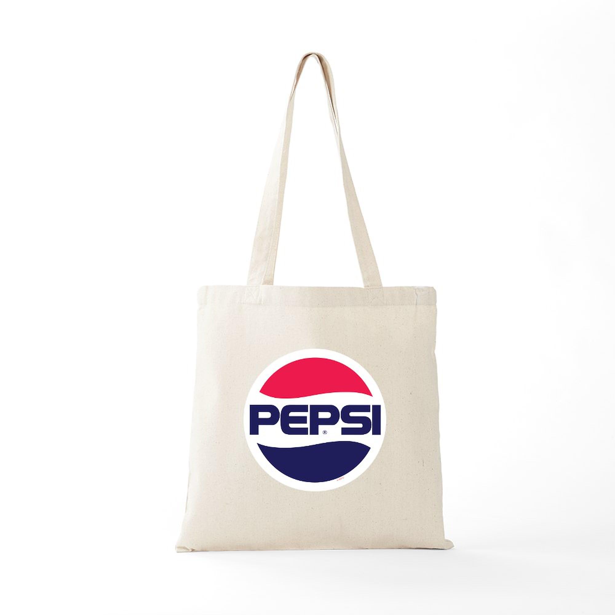 Amazon.com: CafePress Pepsi 90S Logo Tote Bag Natural Canvas Tote