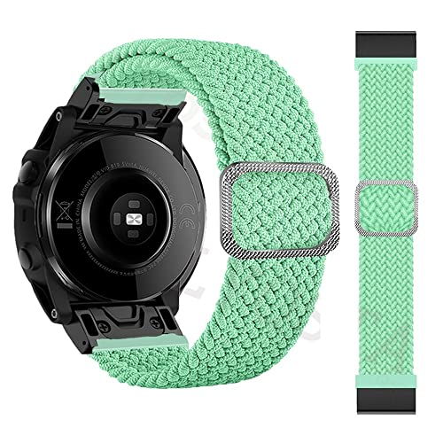 Bracelet Nylon QuickFit 26 22 mm pour Garmin Fenix 7X 6 Pro 5 Plus et 3HR
