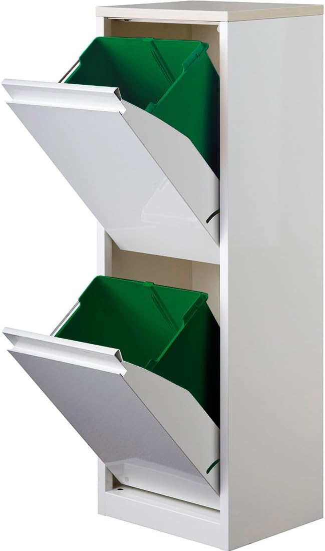 タッパーウエア マルチオーガナイザー 3段 キャスター付き ブラウン