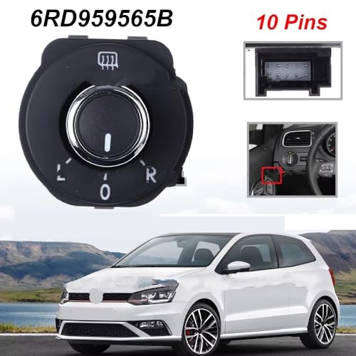 Commande rétroviseur Polo 6R à réglage fluide et précis code 6RD959565B