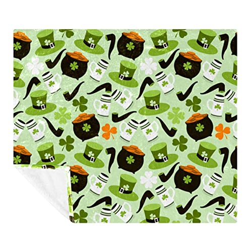 Couverture de voyage Clovers plaid lit et canapé pour les soirées