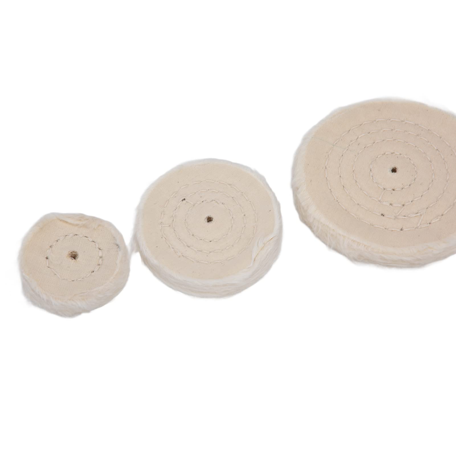 10Pcs Polishing Head Cotton Flannel Buffing Wheel Tool Set Kit for Metal Marble Glass, Includes Polishing Wheels, Wax, Rod and Felt, Ideal for Accurate Polishing on Various