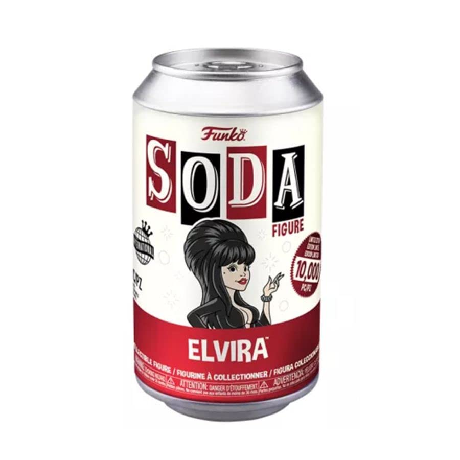Funko Elvira with Chase Soda Can Vinyl Figure, Multicolor - Image 2