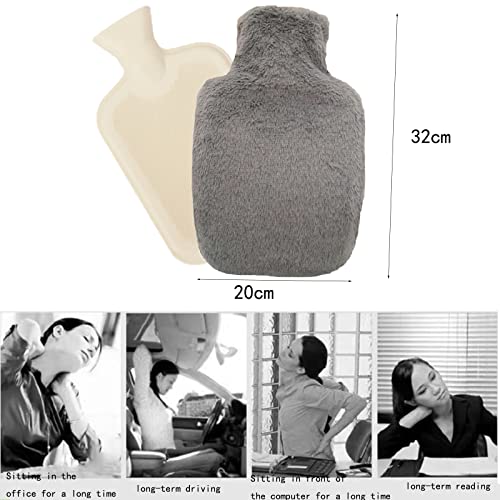 Pontedinvoy Borsa Acqua Calda Peluche,2L Borsa