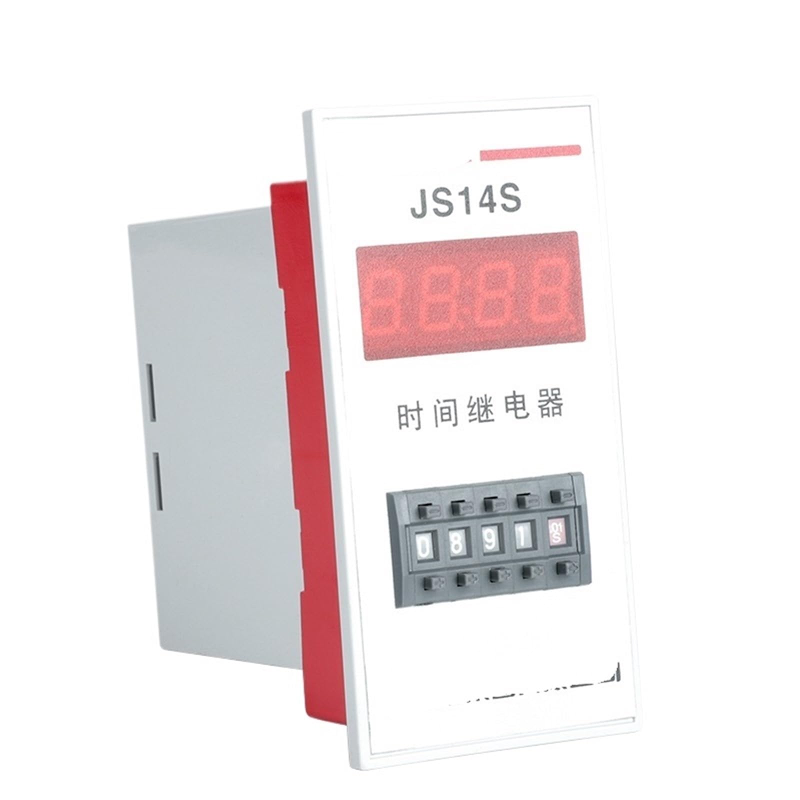 Relé de tiempo digital JS14S de cuatro dígitos con temporizador de CA 220V 4