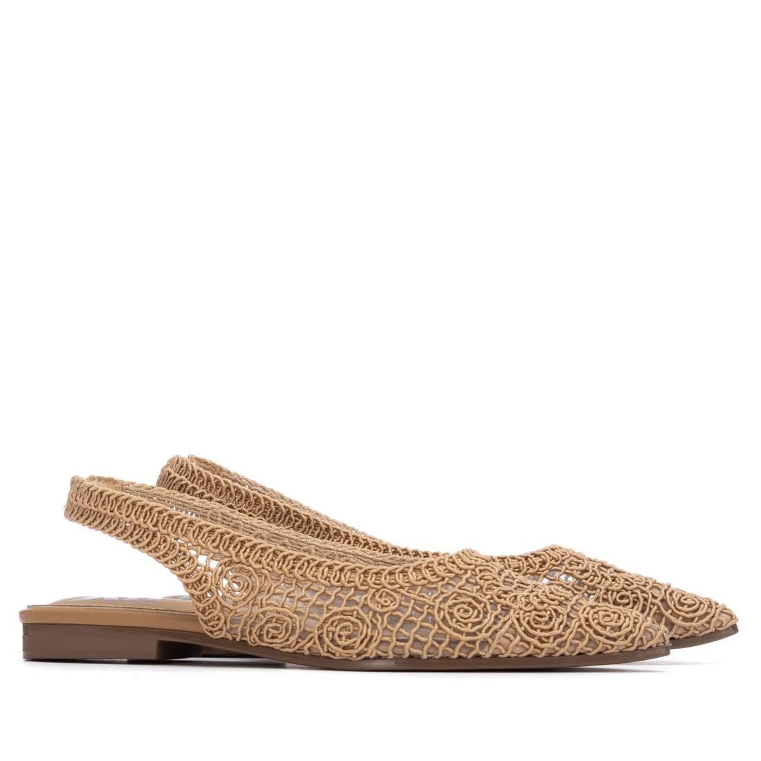 XTI 14512403 Zapato Sra Textil TAUPEMujer