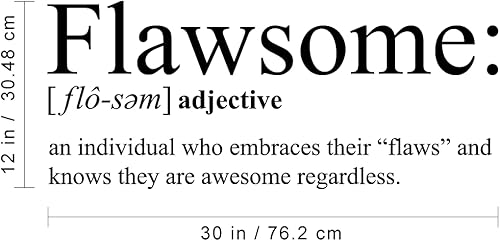 Miniatura 3 de Vinilo adhesivo decorativo para pared, diseño de 30 x 76 cm. Cita de inspiración para el hogar, oficina o cualquier habitación.