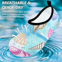 Womens Mens Water Shoes Quick Dry Aqua Socks Barefoot Slip-on Beach Swim Yoga Outdoor Water Sports Colorful Shell-36/37 — image 2