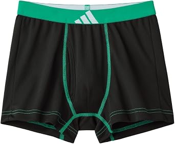 adidas Boxer Briefs, Quick-Drying & Moisture-Wicking, 2-Pack, Boys